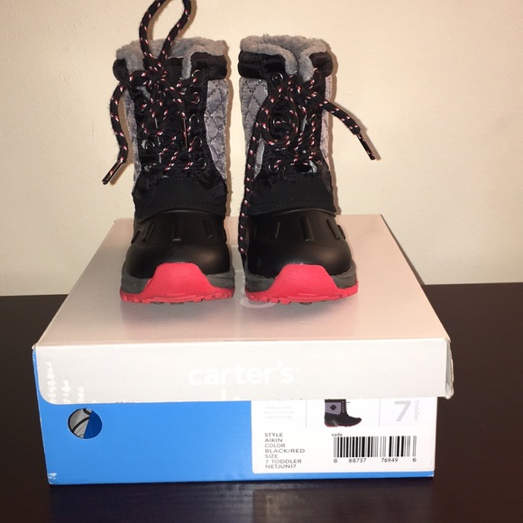 57 off carters shoes carters boy snow boots size 7 toddler poshmark toddler boy snow boots size 7